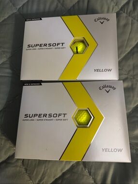Callaway Supersoft Yellow Golf Ball Packs 24 balls